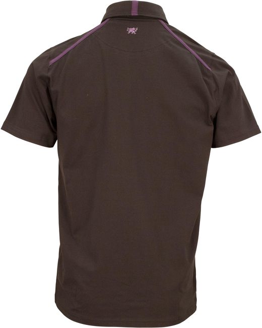 Lords of Harlech Brown Pietro Polo Shirt for men