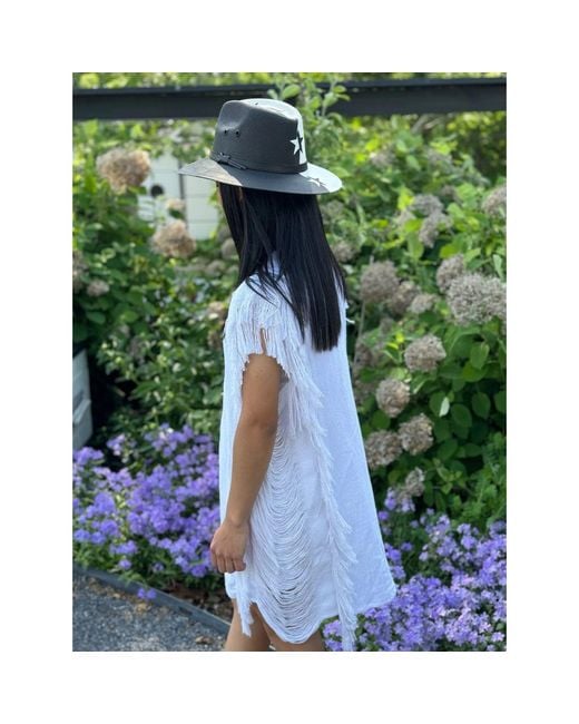 Bella Soul White Fringe Dress