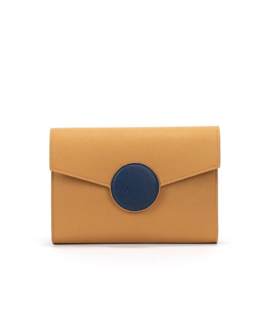 CAMPO MARZIO Roma 1933 Blue Phoebe Clutch Bag