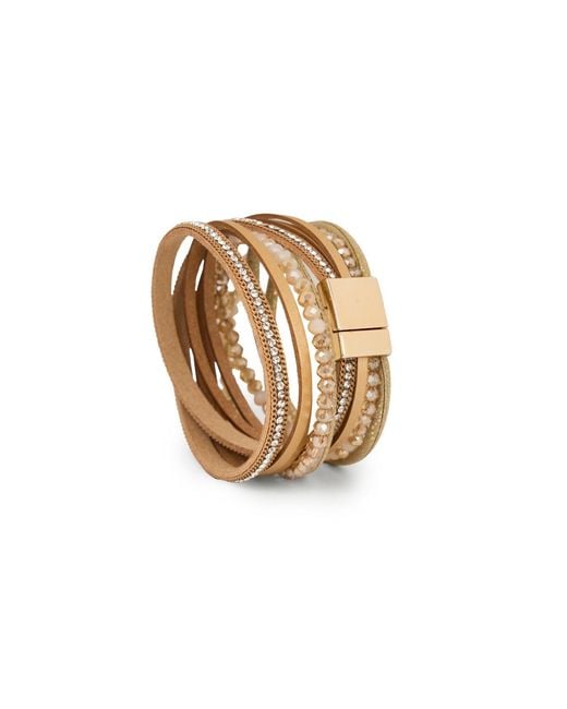 Saachi Metallic Serilda Wrapped Bracelet