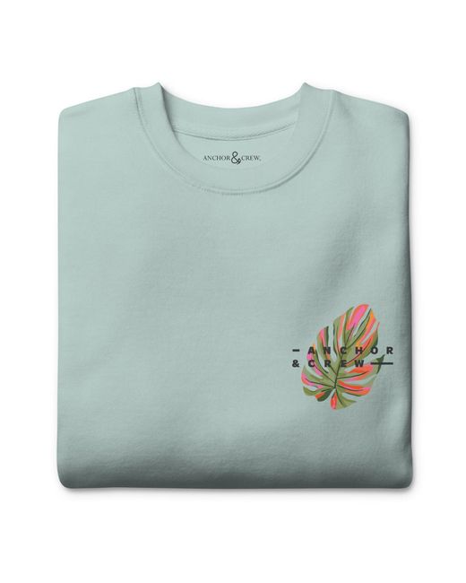 Anchor and Crew Green Ice Organic By Design Passenger Organic Cotton Sweatshirt for men