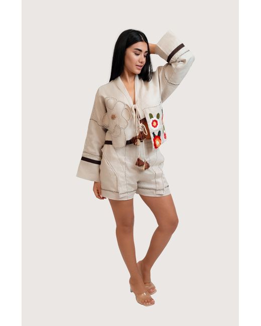 Muda Clothing Fz Llc Natural Neutrals Emily Top