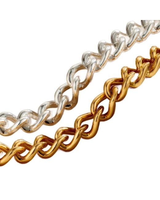 Posh Totty Designs Metallic Chunky Curb Chain Necklace