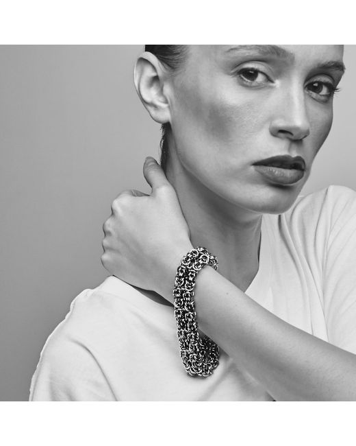 Kirei Metallic Torque Chain Bracelet – Stainless Steel