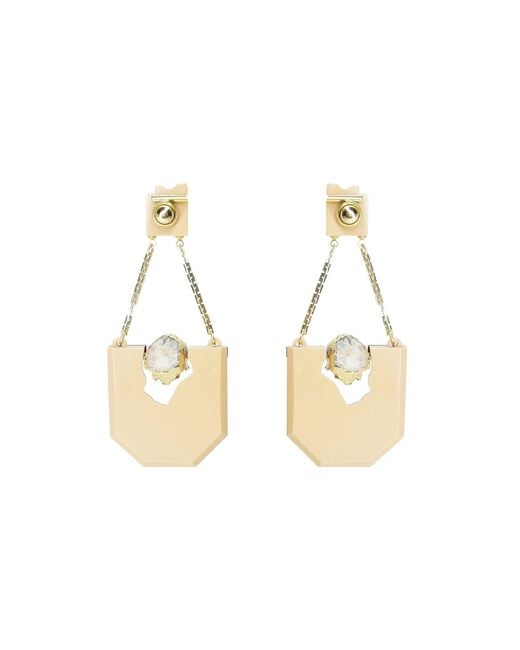 Gissa Bicalho Multicolor Handmade Acrylic Earring Relief Pendant