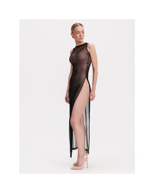 Mymokondo Gray Luna Mesh Dress