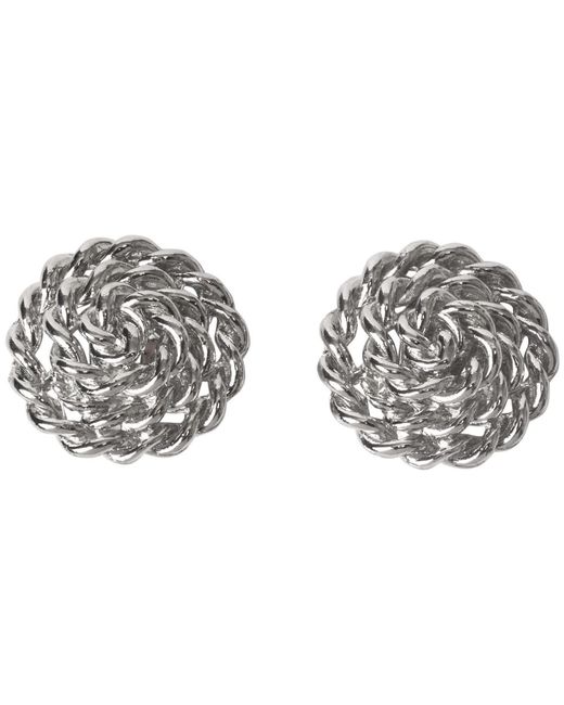 Caramel Vintage Jewellery Metallic Vintage Plated Edna Earrings