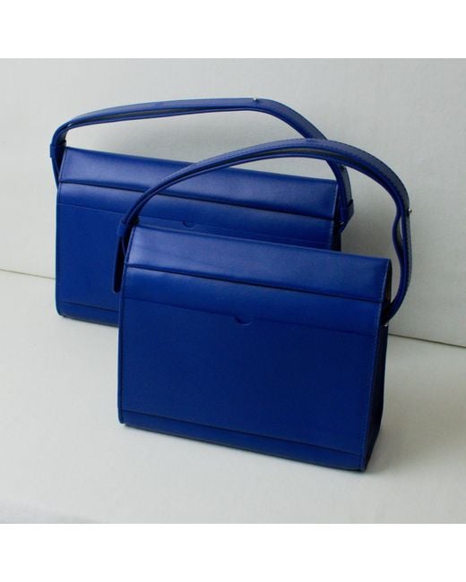 godi. Blue The Christy Handmade Adjustable Shoulder Bag