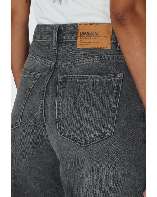 Dr. Denim Gray Donna High Relaxed