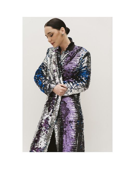 Roqaia Fashion House Blue Midnight Jacket