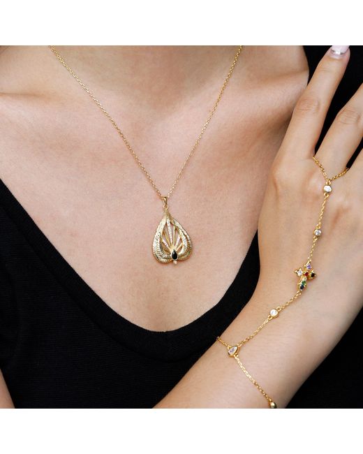 Vanimy Metallic Aureola Necklace