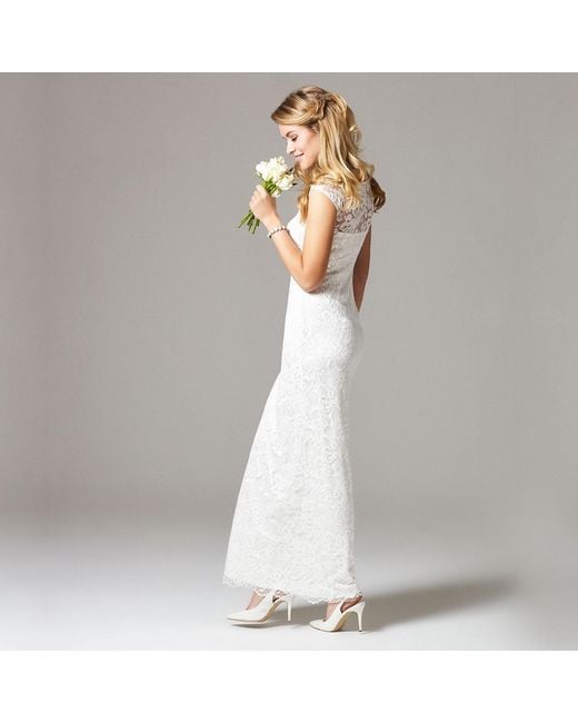 Alie Street London White Amber Lace Wedding Dress