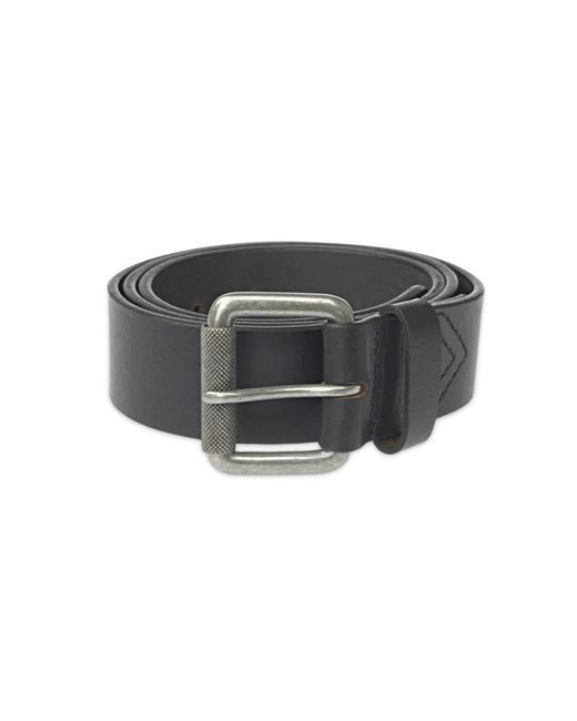 VIDA VIDA Gray Handmade Leather Jeans Belt for men