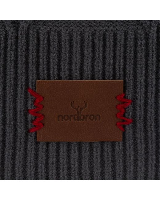 Norbron Gray Bonham Skin Beanie for men