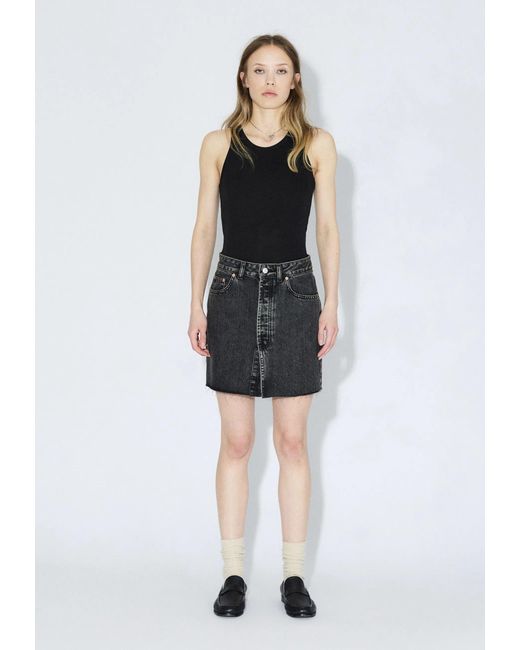 Dr. Denim Black Ara Skirt