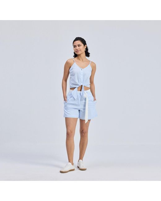 REISTOR Blue Regular Fit Shorts