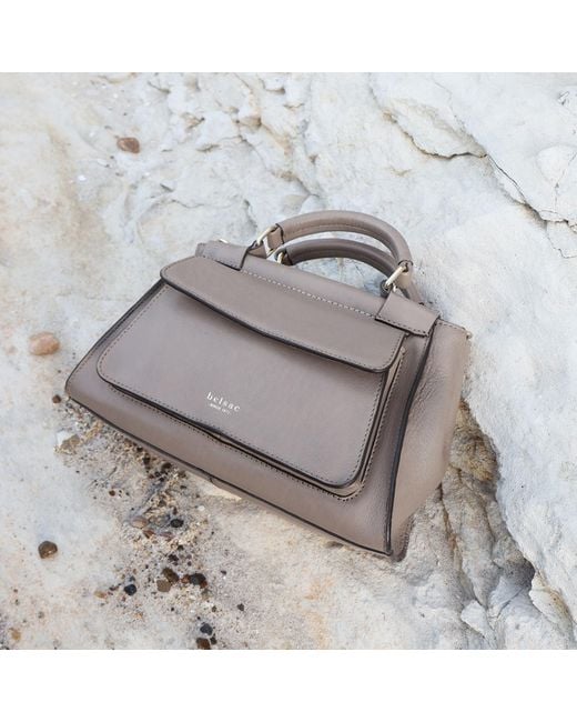 BELYSA Brown Rachel Leather Crossbody