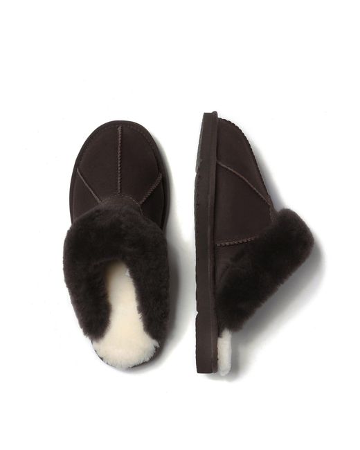 EverAu Australia Brown Magpie Slippers for men