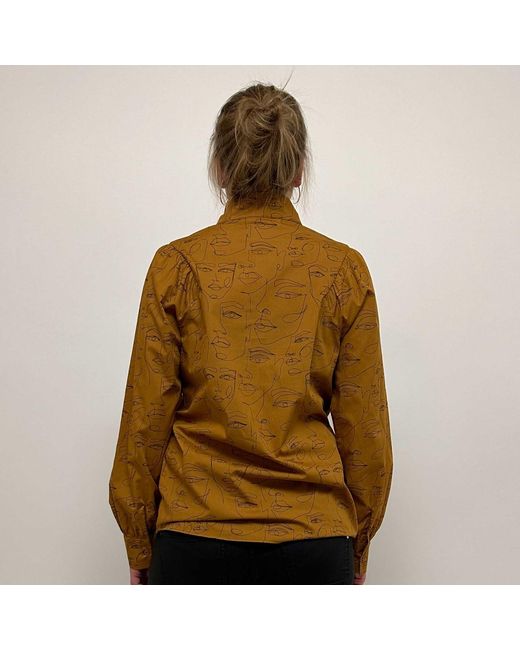 GROBUND Brown The Sonja Shirt