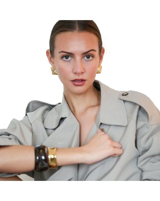 Miss Cecilia Brown Mocha Marble Bangle