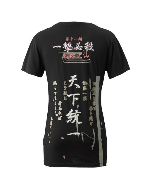 TOKKOU Black Japanese Cotton Type A Print T-Shirt