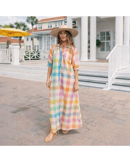 SUNSHINE TIENDA Multicolor Plaid Oasis Dress