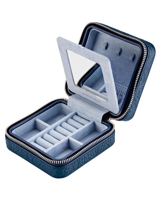 Wolf Blue Liberty Small Travel Jewellery Zip Case