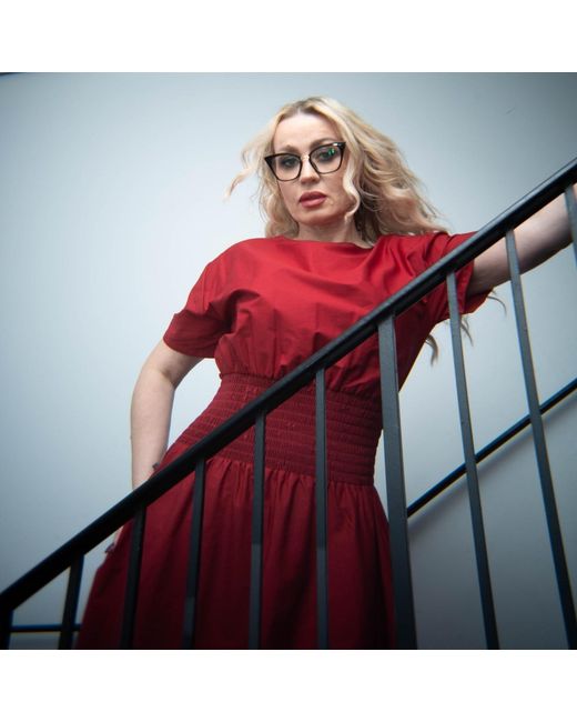 Frock Tales Red Orchis Dress