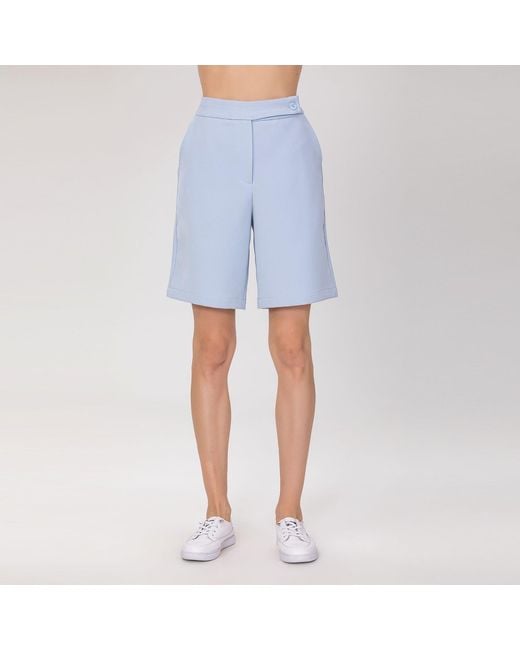 Smart and Joy Black Minimalist Bermuda Shorts
