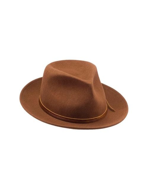 Jamie Slye Hats + Accessories Brown Buddy Wool Fedora Hat