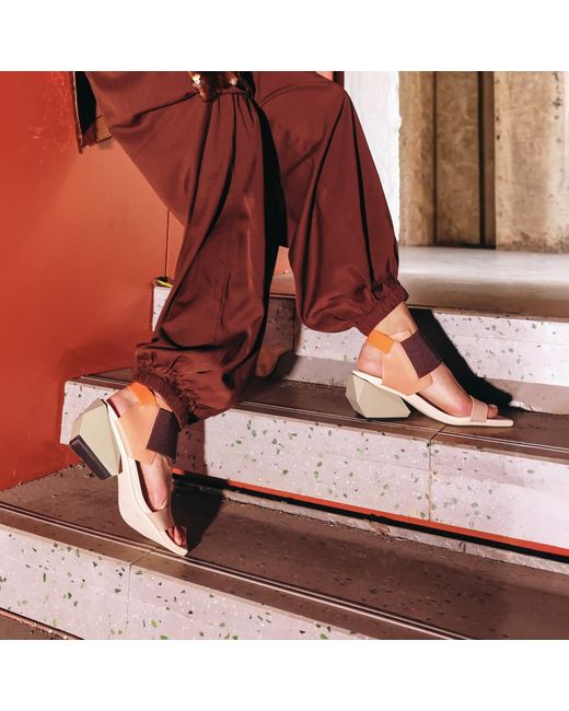 United Nude Brown Neutrals Ricky Sandal Mid