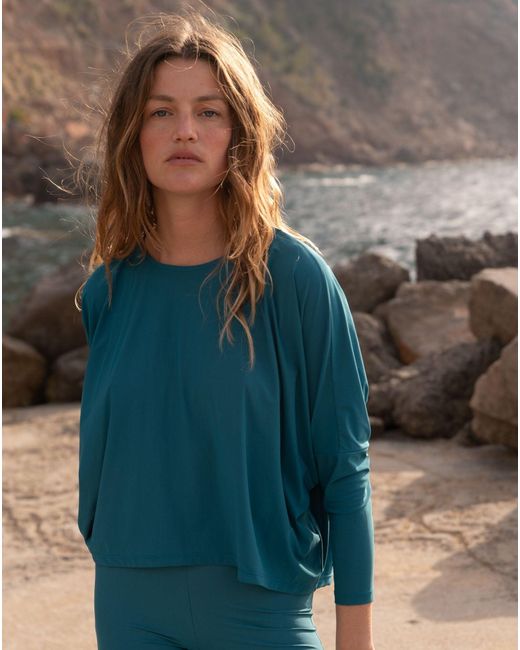 Kalani Sunwear Blue Mykonos Uv Top