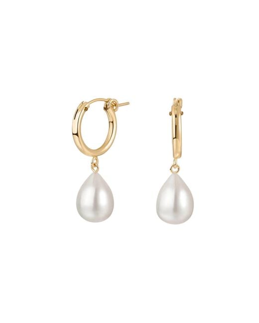 Katy Faye Metallic Pauline Pearl Earrings