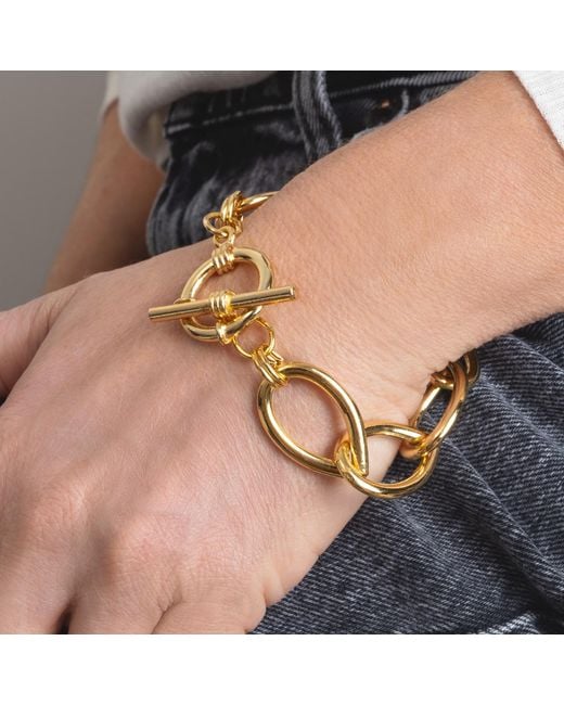Caramel Vintage Jewellery Metallic Vintage Plated Beth Bracelet