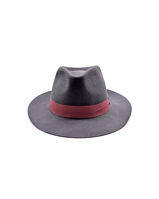 DORIA 1905 Blue Storm Smooth Lapin Felt Drop Hat for men