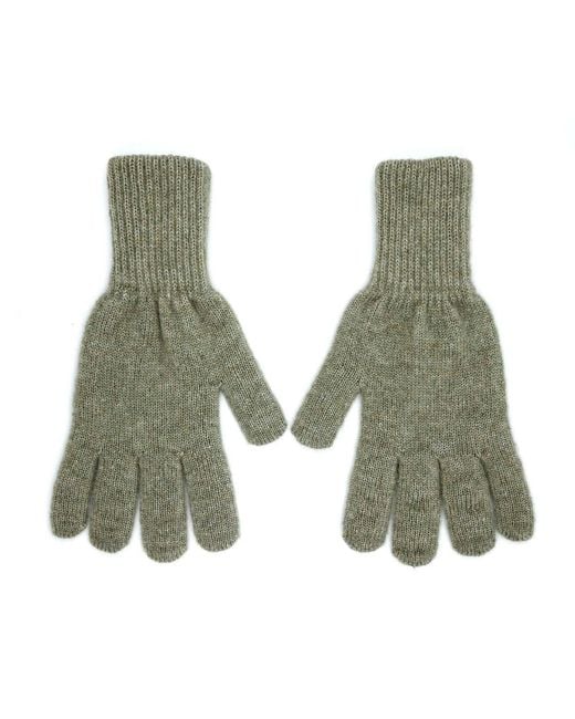 Maison Bogomil Green Knit Gloves