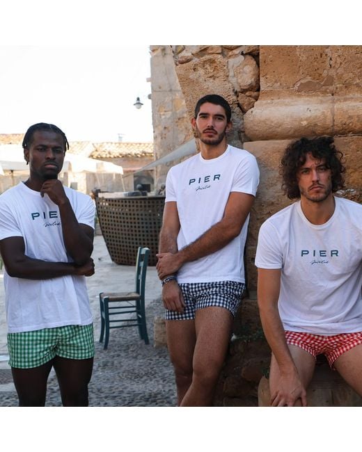 Pier Sicilia Green Ugo Checked for men