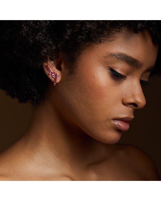 Kasun Metallic Lucky Star Earrings