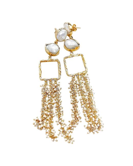 Sibylla Delphica Metallic Drop Pearls Cluster