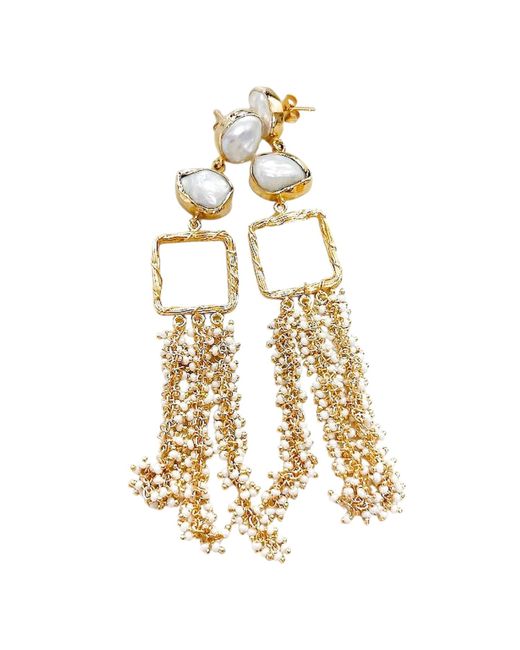 Sibylla Delphica Metallic Drop Pearls Cluster
