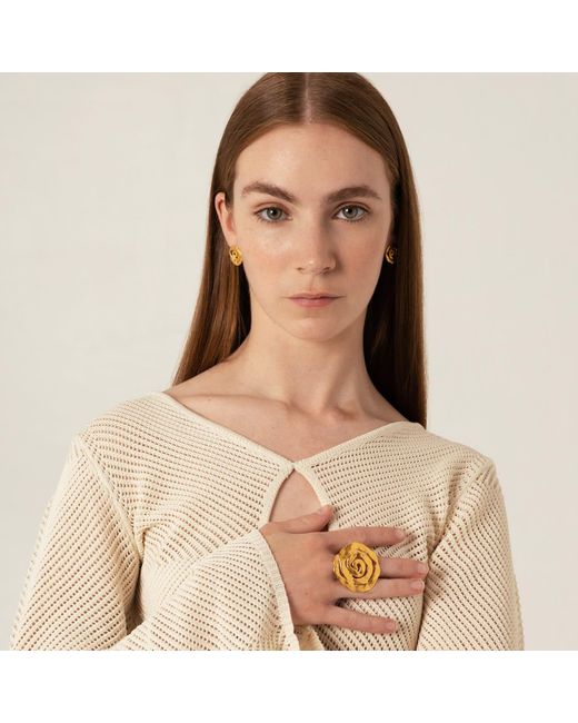 EVA REMENYI Metallic Origin Ring