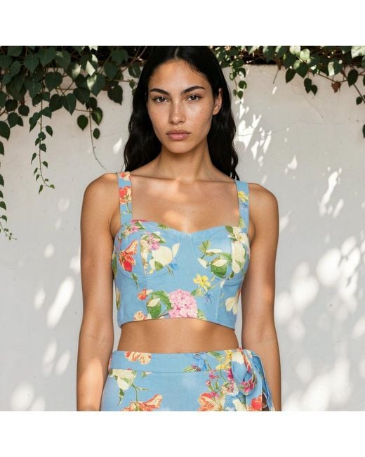Yumi Kim Blue Korfu Top