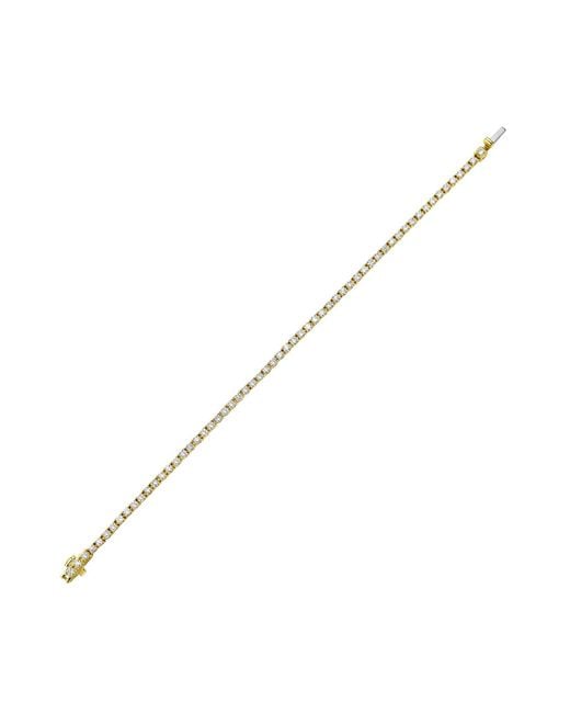 Artisan Metallic Classic Diamond Tennis Bracelet