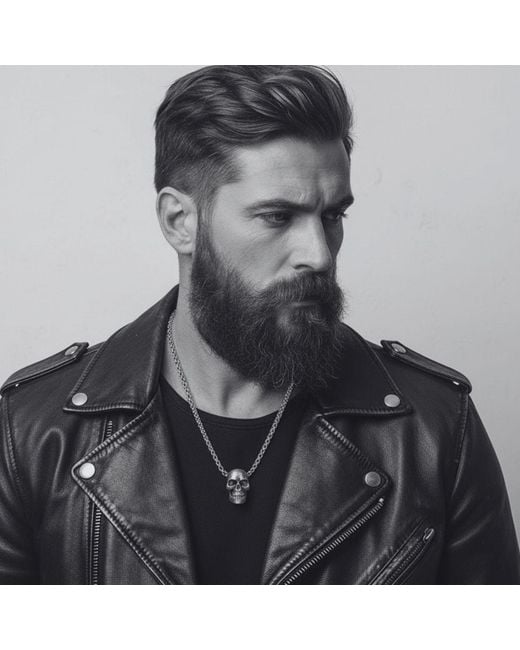 Tg-Jewellery by Tamara Gervasio Metallic Skull Box Chain T-Bar for men