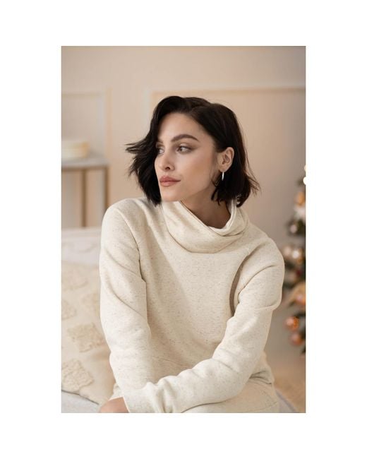 Oh!Zuza Natural Neutrals Roll-Neck Sweatshirt