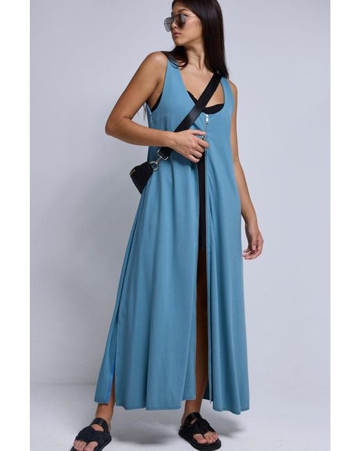 Dref Blue Edinburgh Maxi Dress