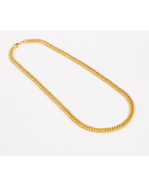 Lila Rasa Metallic Herringbone Chain 22"