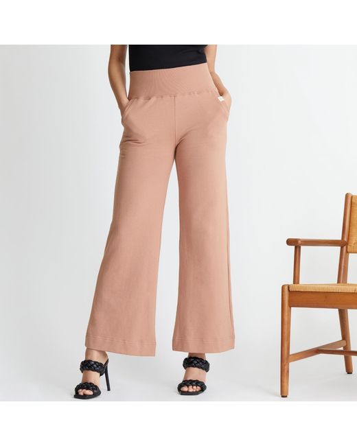 LOVETRUST Brown Neutrals Drew Wide Leg Pant