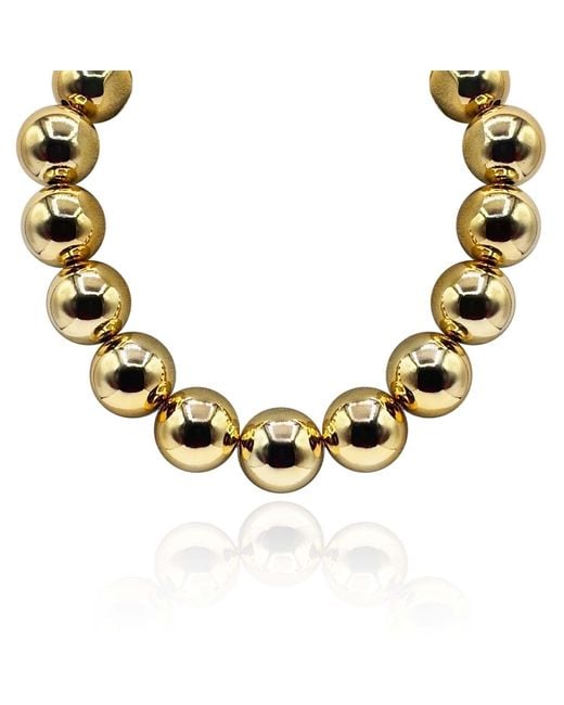 Michael Nash Jewelry Metallic Lucy Large Gumball Bead Necklace