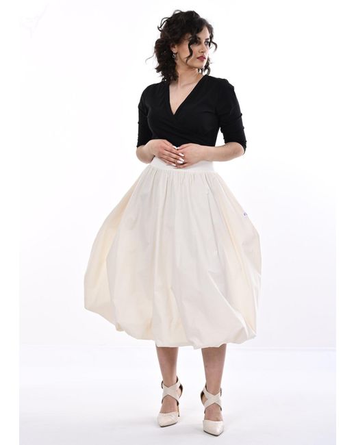 Frock Tales White Enoki Puffball Skirt